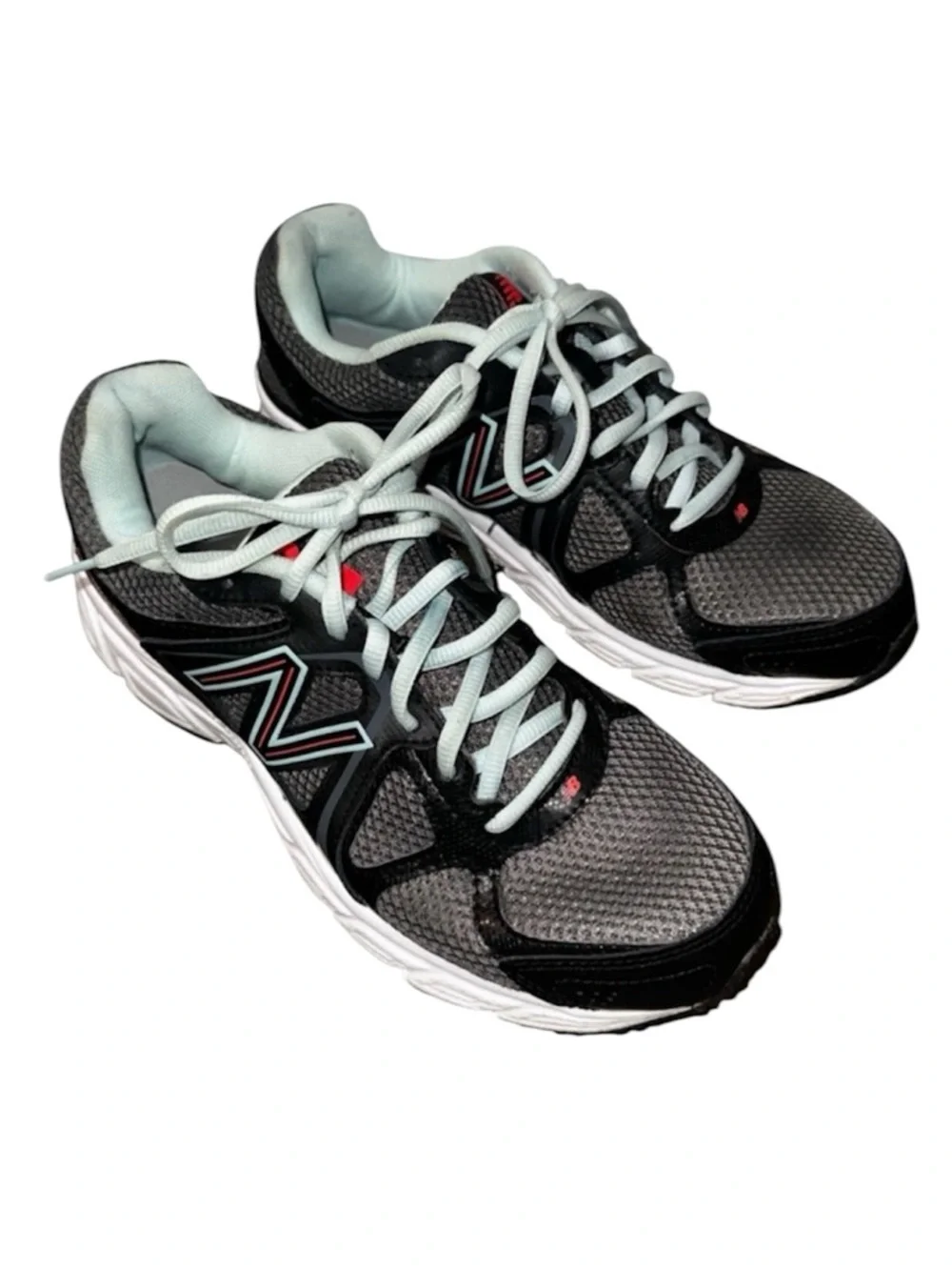 New Balance 480v4 Running Sneakers Grey Black Gym Shoes Size 7.5